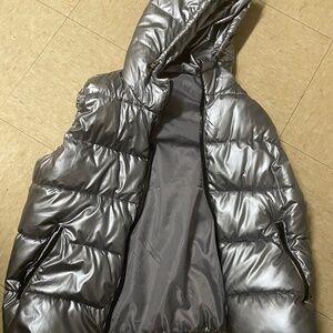 Silver bubble silver women vest